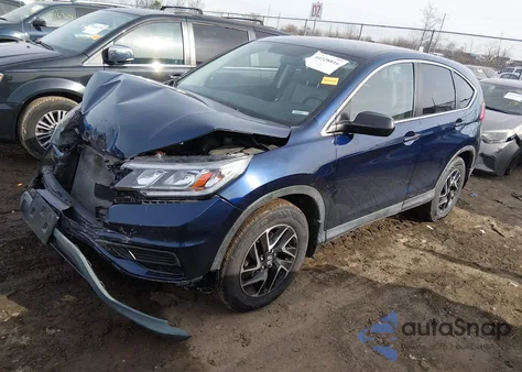 2016 Honda Cr-V Se from USA, damaged, VIN 5J6RM4H45GL042144